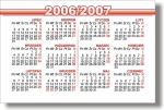 kalendarzyk dzielony
